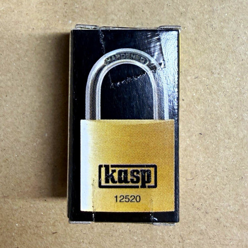 Kasp 12520 brass - kasp, padlock