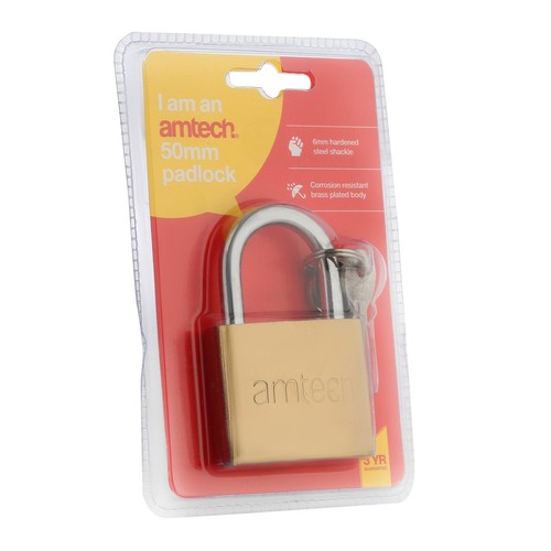 Heavy duty brass padlock - heavy,