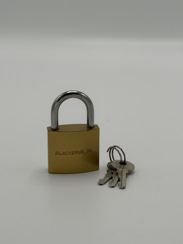 Blackspur brass padlock - blackspur,