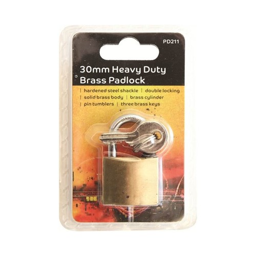 Blackspur 30mm brass - blackspur, padlock