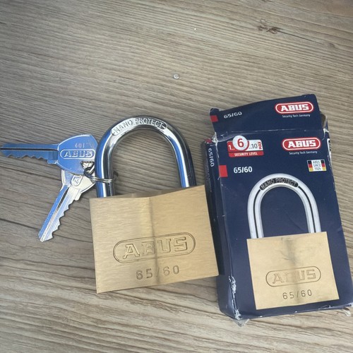 Abus brass padlock - brass,