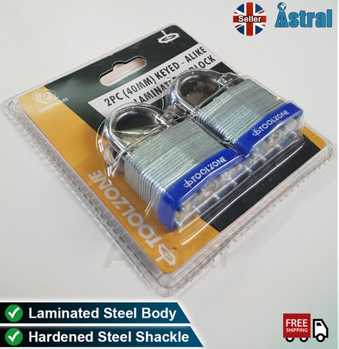 40mm steel padlock keyed - x,