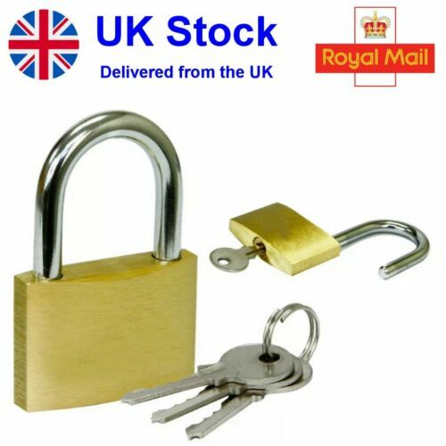 Keys brass padlock luggage - 3,