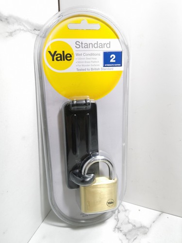 Yale hinged steel hasp 50mm - yale,