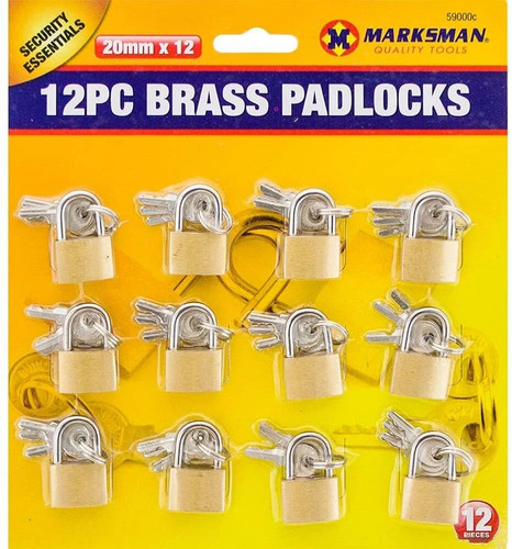 20mm brass padlock - 20mm, •