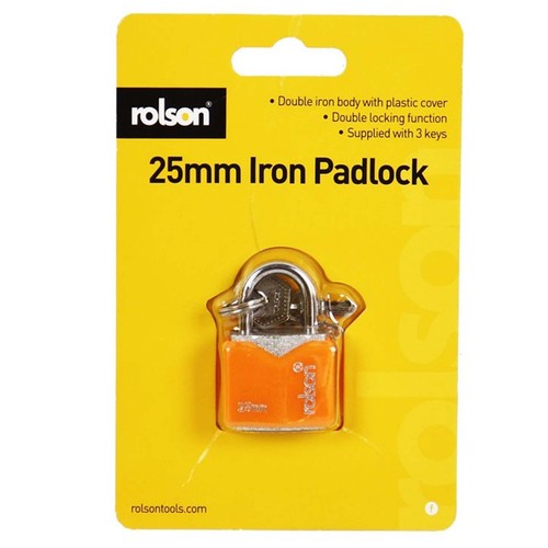 Iron padlock long security - iron,
