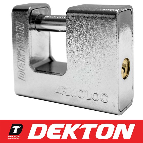 Armoured steel shackle padlock - shackle,