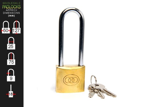 Tri circle long shackle - tri, 50mm