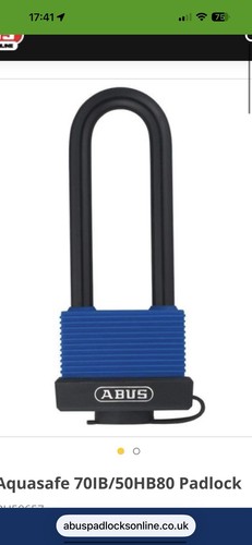 Abus 50mm brass - 50mm, stainless