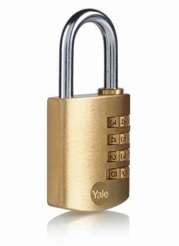 Yale 40mm brass combination - brass,