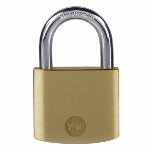 Yale brass padlock - yale, 30mm