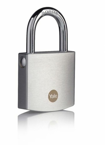 Yale 50mm chrome brass - yale, padlock