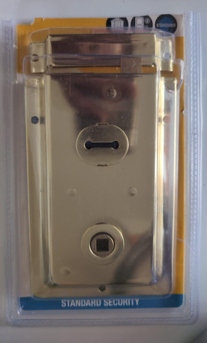 Yale locks p334 - rim, brass