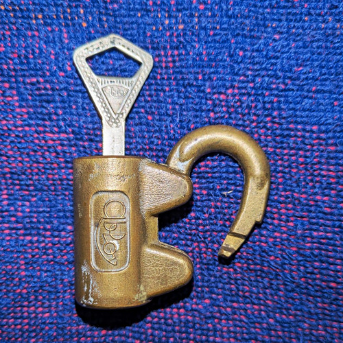 Vintage abloy padlock handbag - vintage,