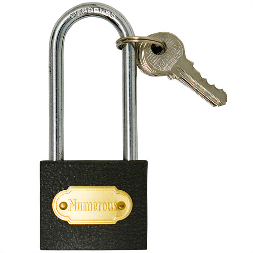 Cast iron padlock small - iron,