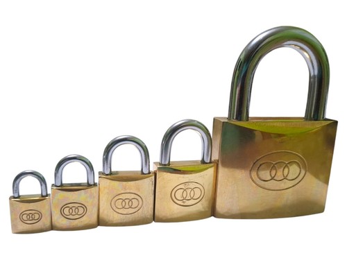 Tri circle brass - brass, with