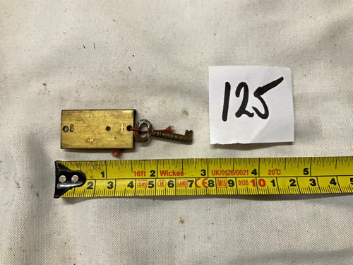 Small brass metal - brass, padlock