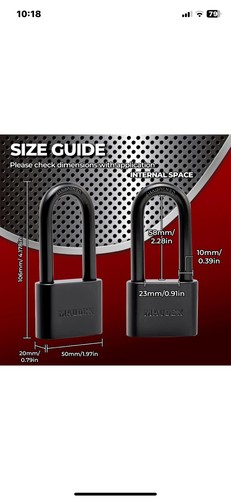 Maudex pbe50 padlock - maudex®,