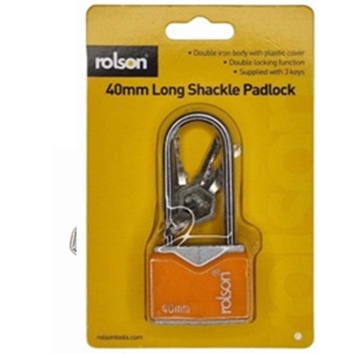 Iron padlock long security - iron,