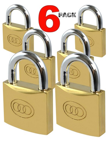 Brass padlock 32mm 38mm - 32mm,