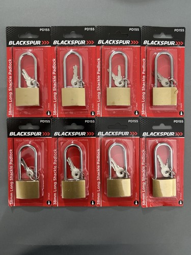 Padlock with keys 38mm - 8x,