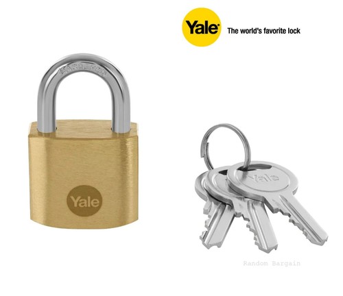Yale 30mm brass padlock for - yale,