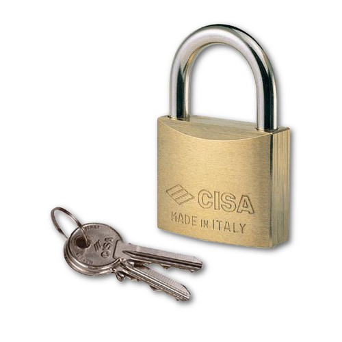 Padlock 60mm cisa open shackle - padlock,