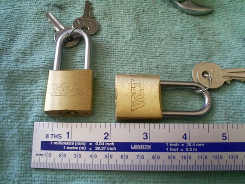 Padlocks brass long - ,
