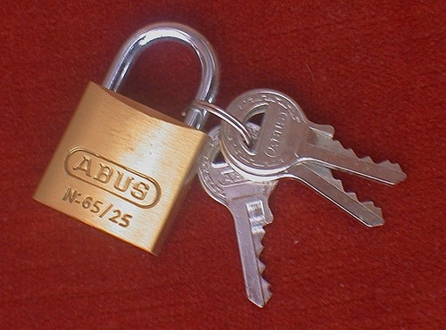 Padlock abus keys - 65, 25mm