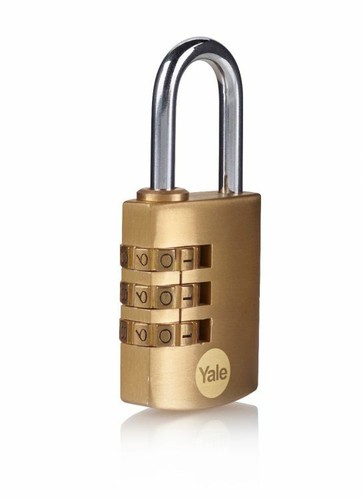 Yale 30mm brass combination - yale,