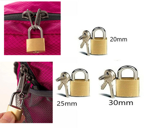 Brass padlock security - x,