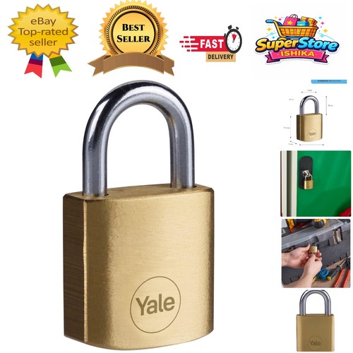 25mm brass padlock with - brass,