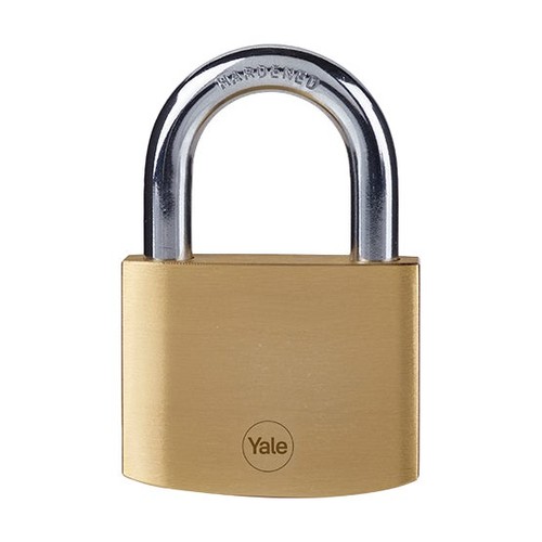 Yale 60mm brass - yale, padlock
