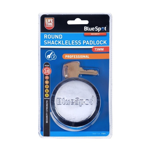 Padlock 73mm round - padlock, shackleless