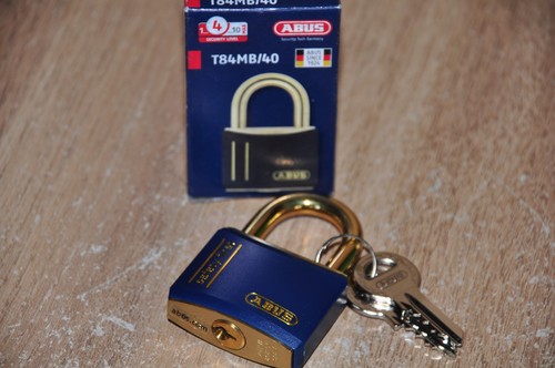 Abus t84mb blue brass - abus,