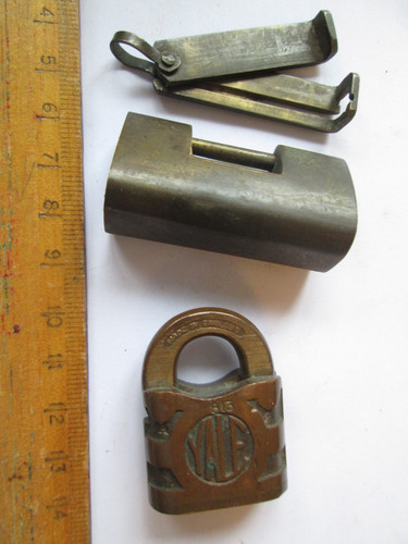 Antique chinese brass padlocks - brass,