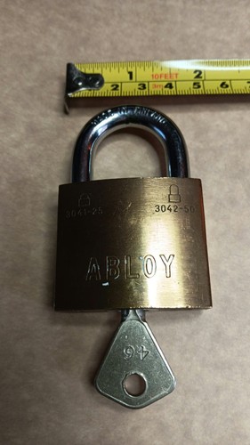 Abloy brass vintage - abloy,