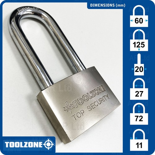 Long shackle padlock with - shackle,