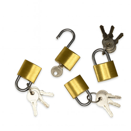 Brass padlock 20mm with - x,