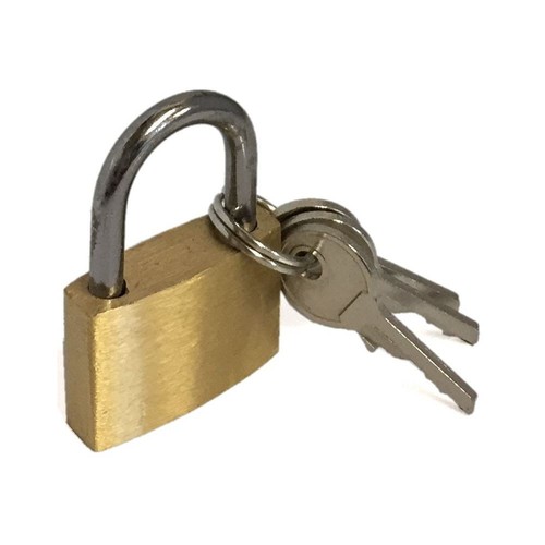 Merriway bh01309 brass padlock - bh01309,