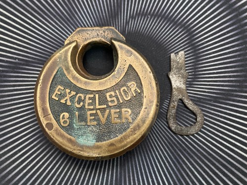 Antique brass excelsior - excelsior, 6